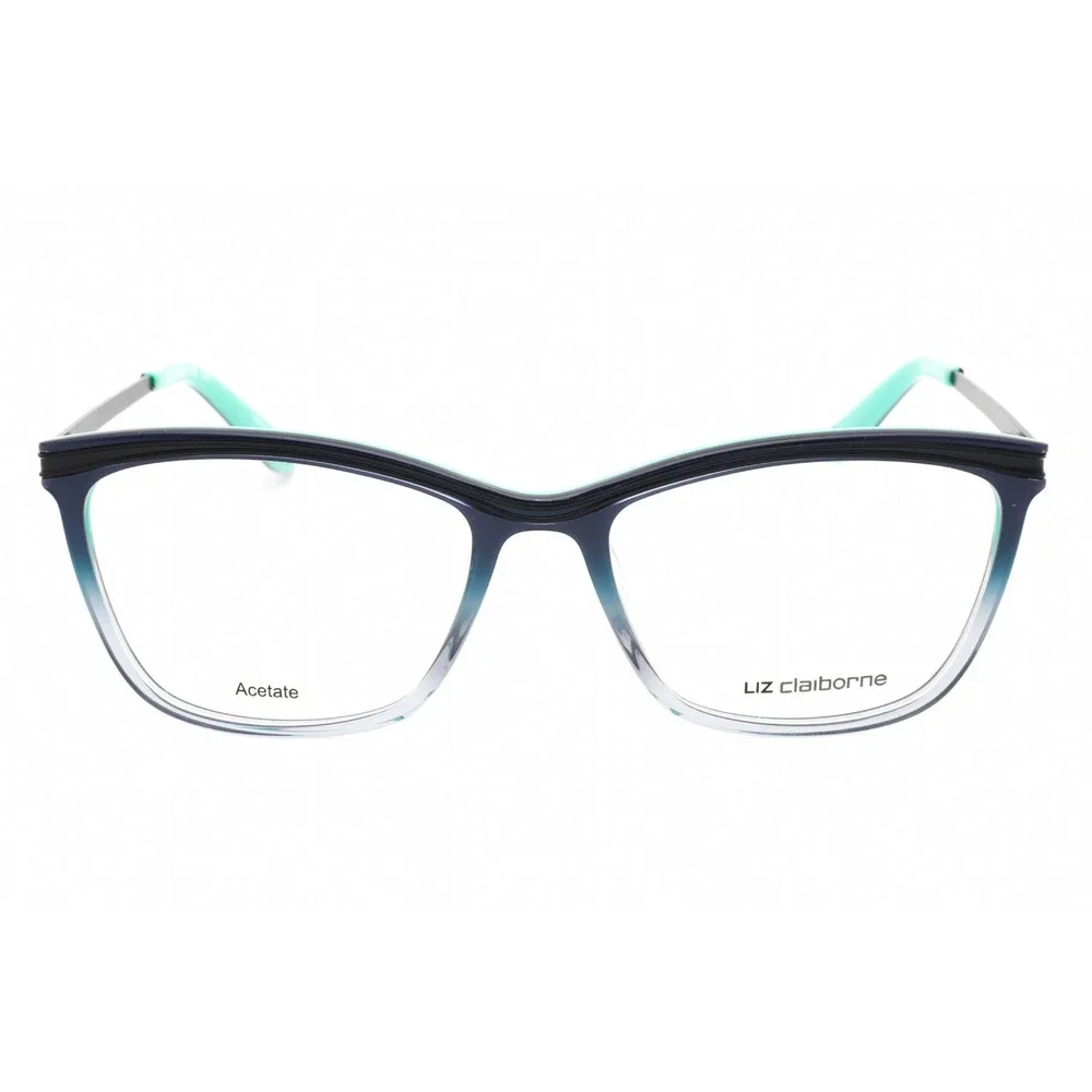 NWT Liz Claiborne L638-0PID Blue Grey 51mm Eyeglasses